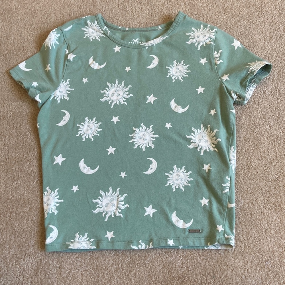 Sun and moon baby tee from Hollister.
